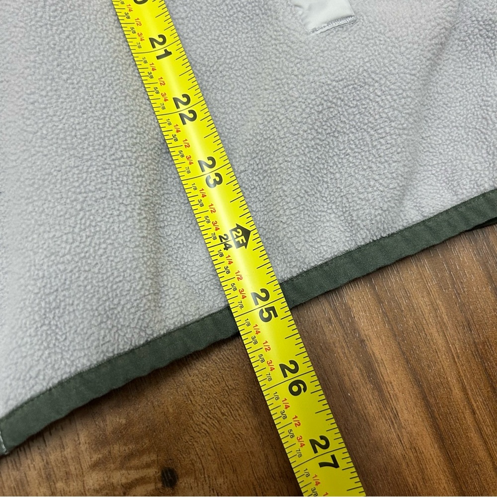 cotopaxi Light Gray Fleece Jacket with Blue, Orange & Pink Stripes - Picture 9 of 11
